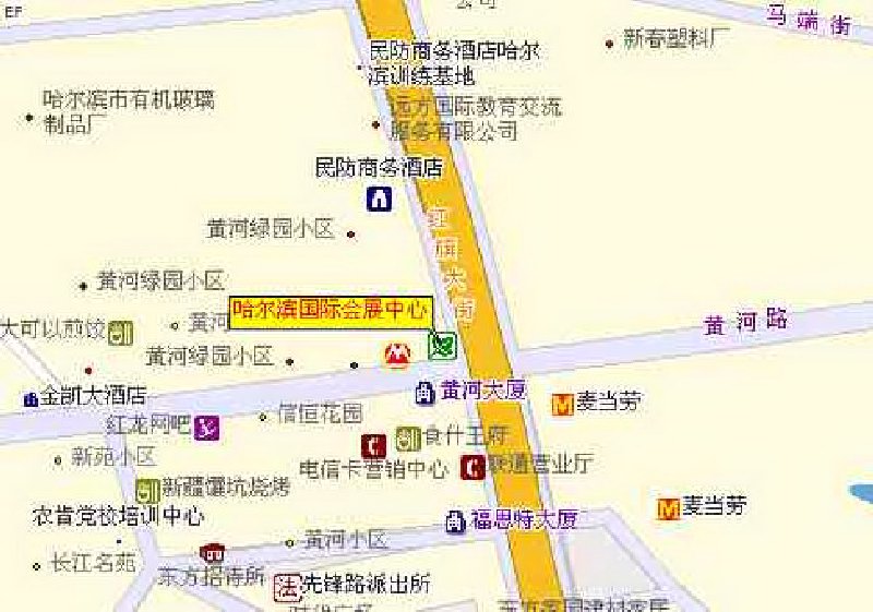 哈爾濱國(guó)際會(huì)展體育中心交通圖