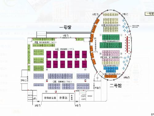 中山黃圃國(guó)際會(huì)展中心場(chǎng)館圖